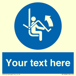 Custom Mandatory: Open safety bar of chairlift